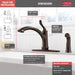 Delta Linden:4453 Single Handle Kitchen Faucet with Spray