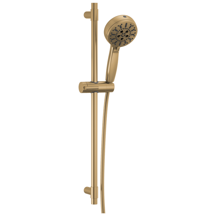 7-Setting Slide Bar Hand Shower with Cleaning Spray