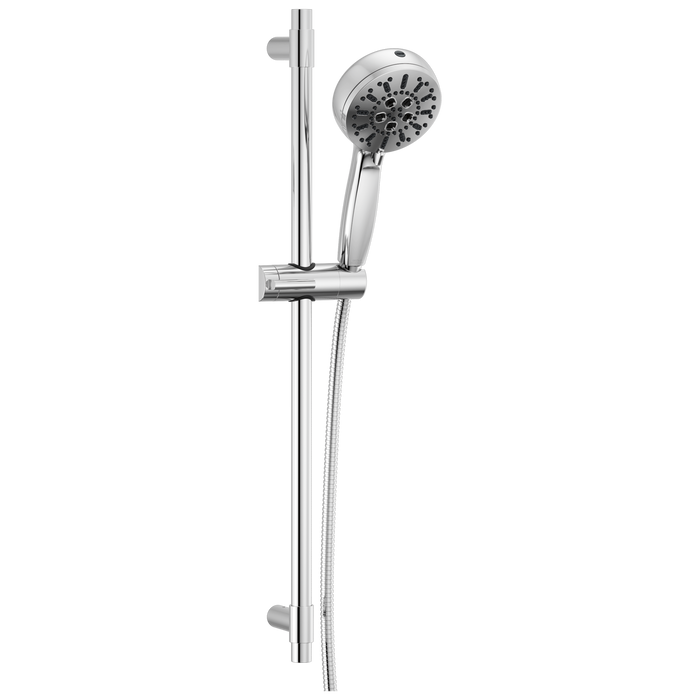 7-Setting Slide Bar Hand Shower with Cleaning Spray