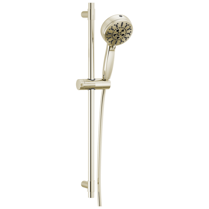 7-Setting Slide Bar Hand Shower with Cleaning Spray