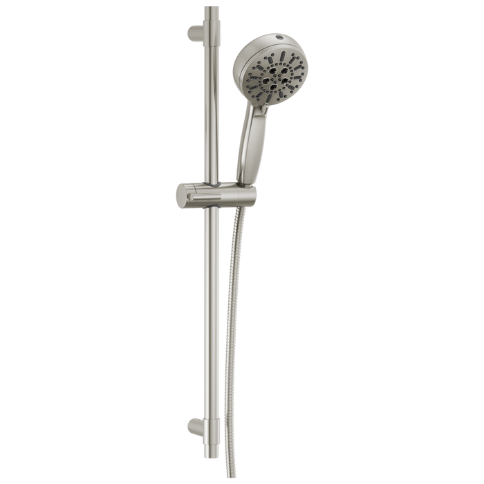 7-Setting Slide Bar Hand Shower with Cleaning Spray