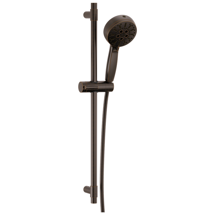 7-Setting Slide Bar Hand Shower with Cleaning Spray