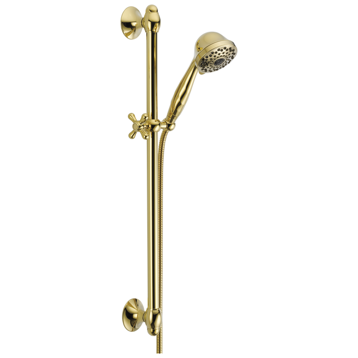 Delta Universal Showering Components: Premium 7-Setting Slide Bar Hand Shower