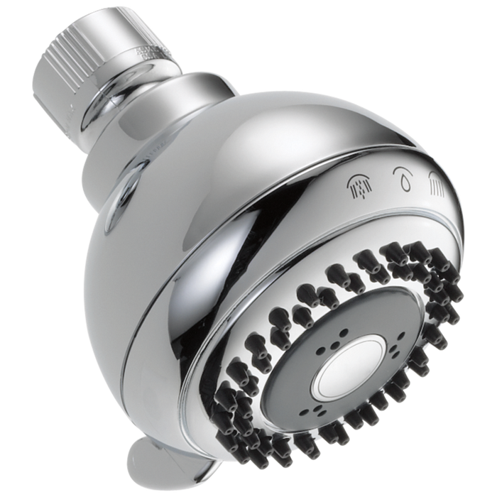 Delta Universal Showering Components 52102 Fundamentals 4-Setting Shower Head