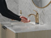 Delta Lahara:538T Single Handle Bathroom Faucet with Touch<sub>2</sub>O.xt Technology