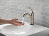 Delta Lahara:538T Single Handle Bathroom Faucet with Touch<sub>2</sub>O.xt Technology