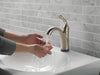 Delta Lahara:538T Single Handle Bathroom Faucet with Touch<sub>2</sub>O.xt Technology