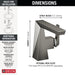 Delta Trillian 543 Single Handle Bathroom Faucet