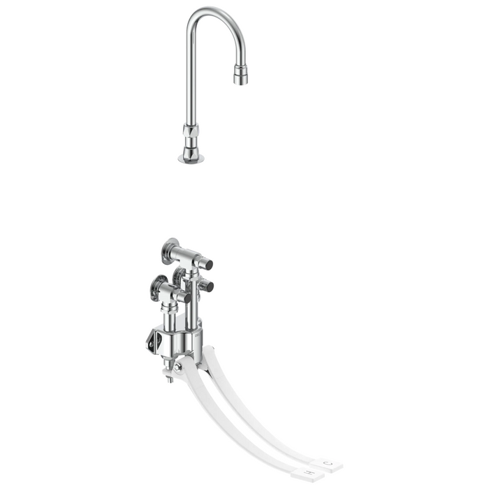 Wallmount Double-Pedal Surgeon's Scrub-up