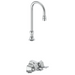 Commercial 54T5 54T5332A Wallmount Double-Pedal Surgeon's Scrub-up