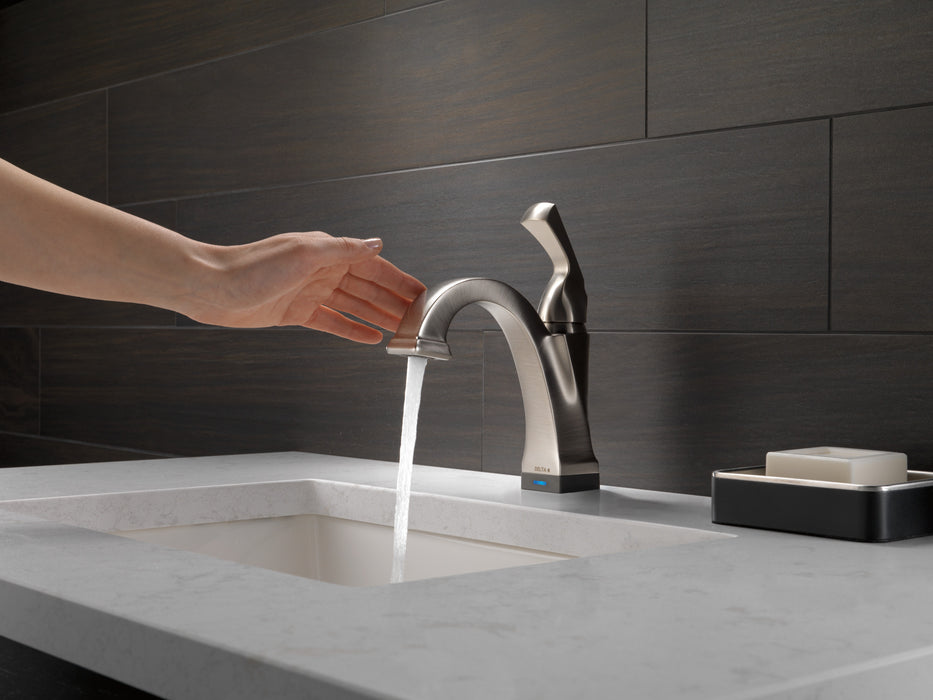 Delta Dryden:551T Single Handle Bathroom Faucet with Touch<sub>2</sub>O.xt Technology
