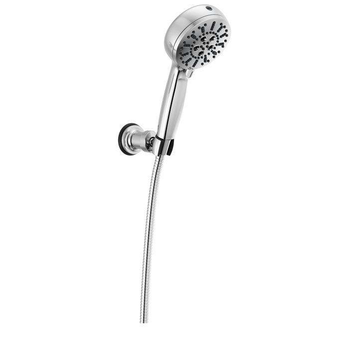7-Setting Wall Mount Hand Shower with Cleaning Spray
