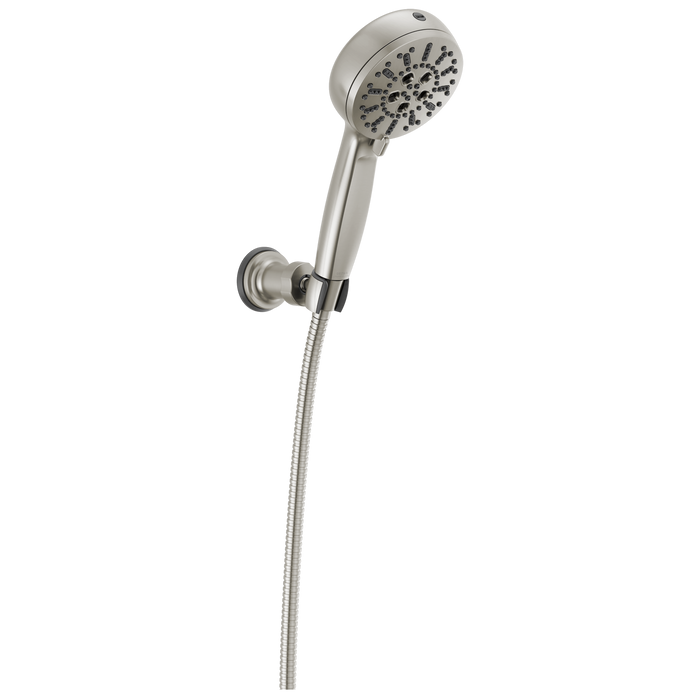 7-Setting Wall Mount Hand Shower with Cleaning Spray