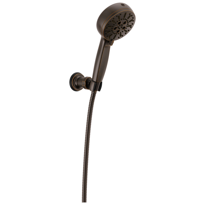 7-Setting Wall Mount Hand Shower with Cleaning Spray