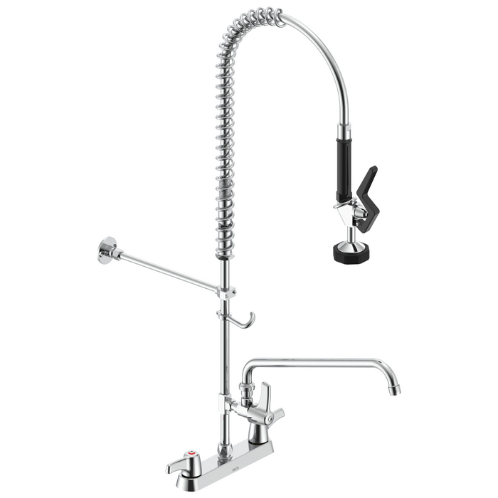 Delta Commercial 55C:55C1283 Pre-Rinse 8" Deck Mount Faucet