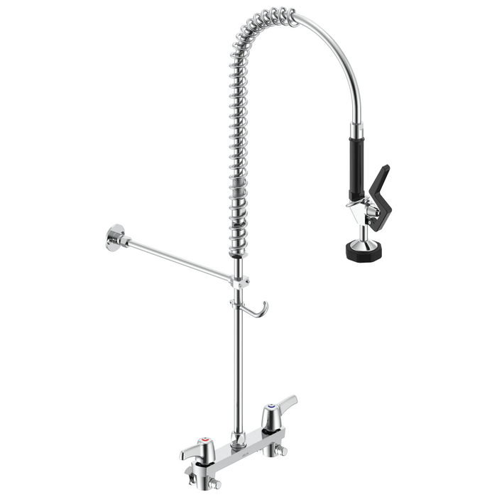 Pre-Rinse 8 In Wallmount Faucet