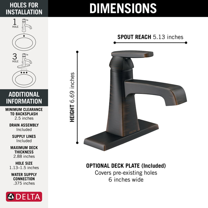 Delta Ashlyn:564 Single Handle Bathroom Faucet