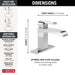 Delta Ara:567LF Single Handle Bathroom Faucet