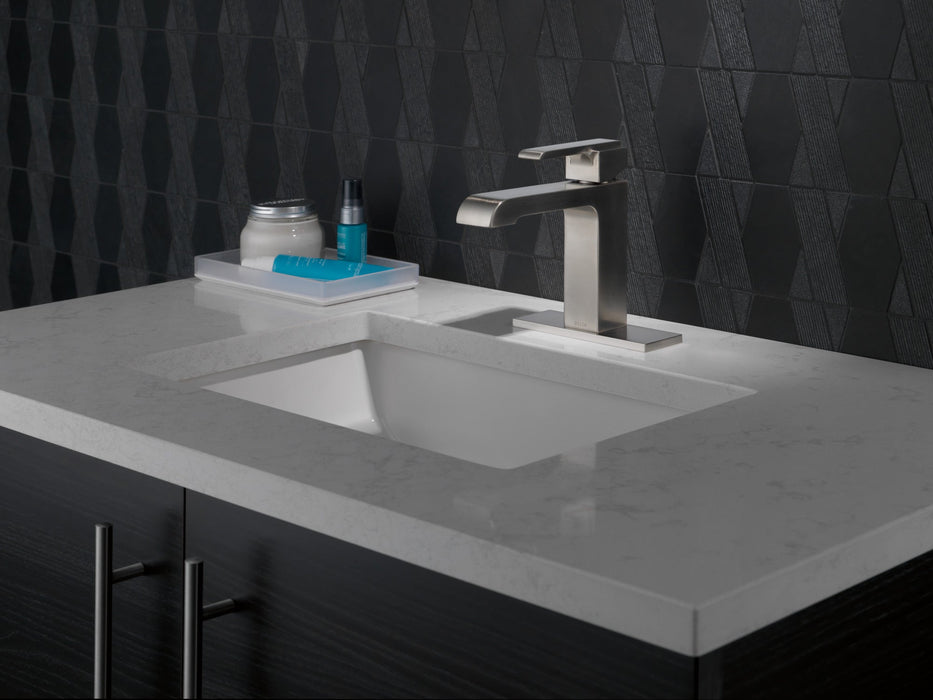 Delta Ara 567LF Single Handle Bathroom Faucet, stainless - view 2