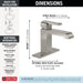 Delta Ara 567LF Single Handle Bathroom Faucet, stainless - view 5