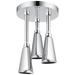 Delta Universal Showering Components 57140 H2OKINETIC Pendant Raincan Shower Head, chrome
