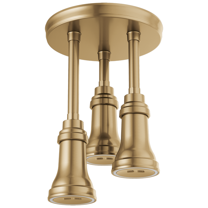 Delta Universal Showering Components:57190 H2OKinetic Pendant Raincan Shower Head with LED Light