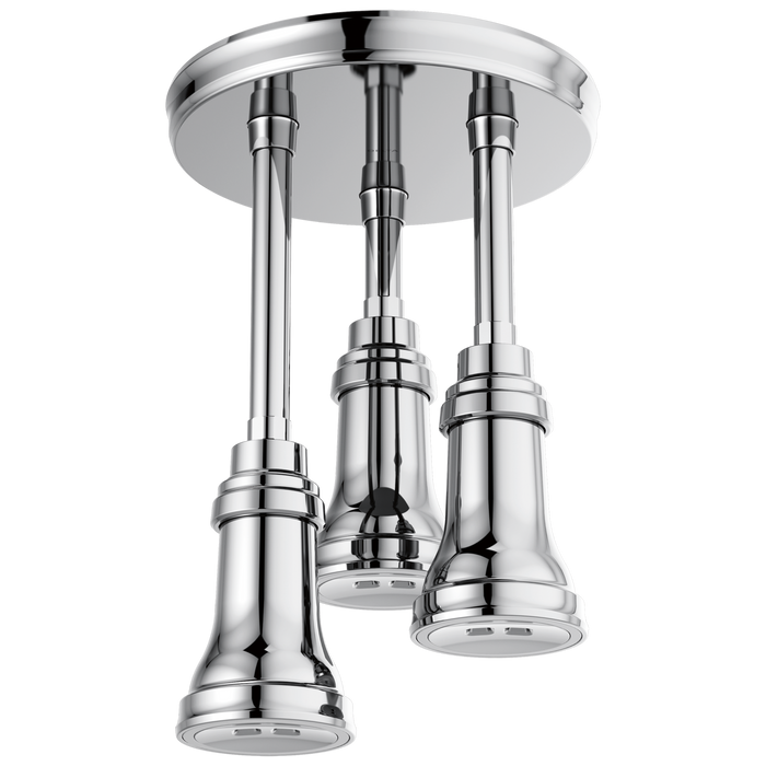 Delta Universal Showering Components:57190 H2OKinetic Pendant Raincan Shower Head with LED Light