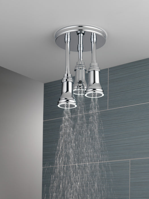 Delta Universal Showering Components:57190 H2OKinetic Pendant Raincan Shower Head with LED Light