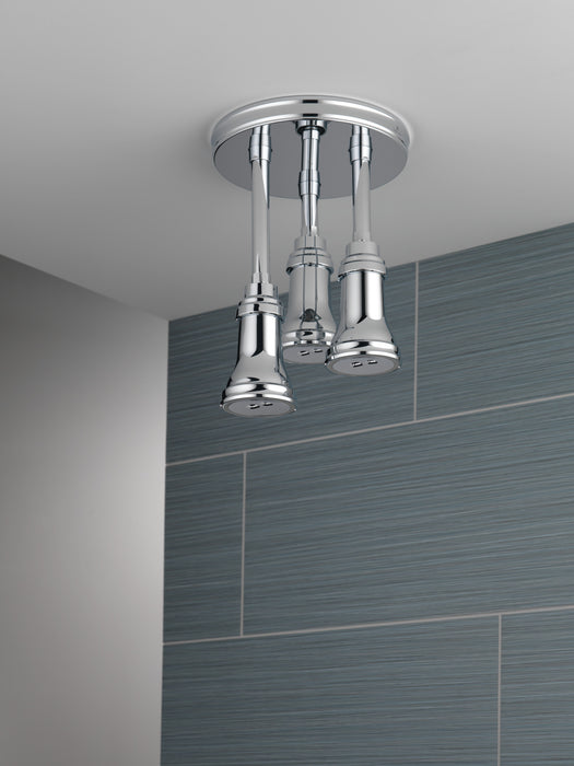 Delta Universal Showering Components:57190 H2OKinetic Pendant Raincan Shower Head with LED Light