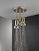 Delta Universal Showering Components:57190 H2OKinetic Pendant Raincan Shower Head with LED Light
