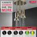 Delta Universal Showering Components:57190 H2OKinetic Pendant Raincan Shower Head with LED Light