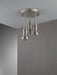 Delta Universal Showering Components:57190 H2OKinetic Pendant Raincan Shower Head with LED Light