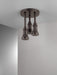 Delta Universal Showering Components:57190 H2OKinetic Pendant Raincan Shower Head with LED Light