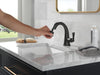 Delta Stryke 577 Single Handle Pull Down Bathroom Faucet, matte black - view 3
