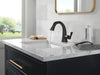 Delta Stryke 577 Single Handle Pull Down Bathroom Faucet, matte black - view 5