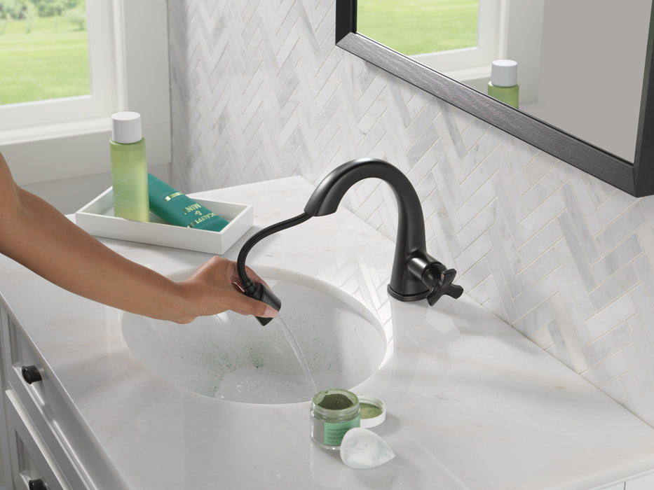 Delta Stryke 5776 Single Handle Pull Down Bathroom Faucet