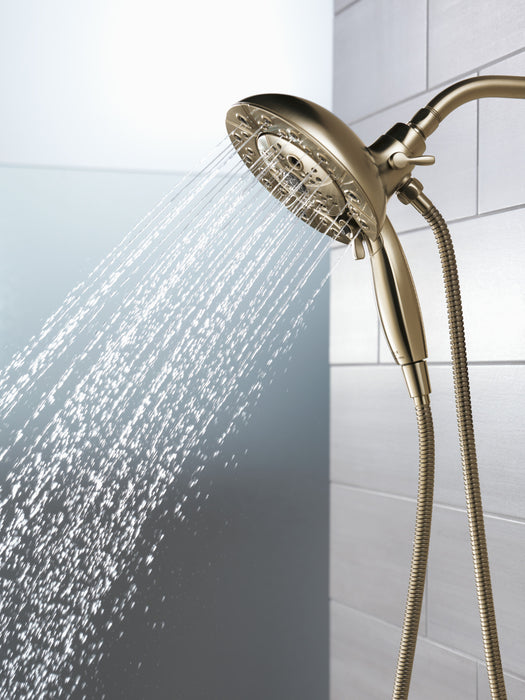 Delta Universal Showering Components 58480 H2Okinetic In2ition 5-Setting Two-In-One Shower