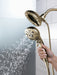 Delta Universal Showering Components 58480 H2Okinetic In2ition 5-Setting Two-In-One Shower