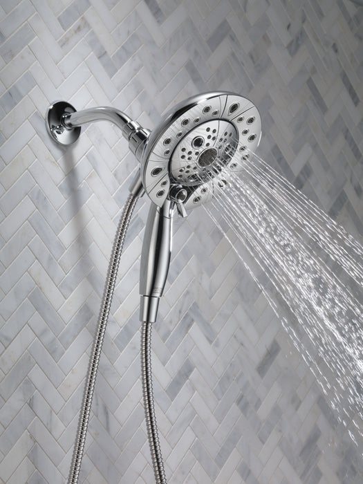 Delta Universal Showering Components 58480 H2OKINETIC In2ition 5-Setting Two-in-One Shower