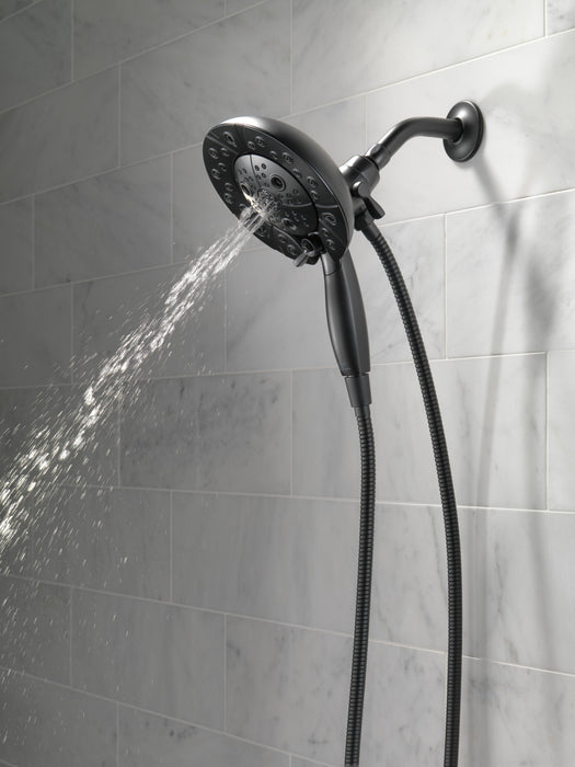 Delta Universal Showering Components 58480 H2OKINETIC In2ition 5-Setting Two-in-One Shower