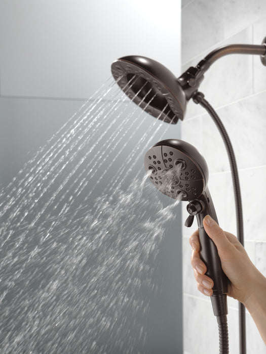 Delta Universal Showering Components:58480 H2OKinetic In2ition 5-Setting Two-in-One Shower