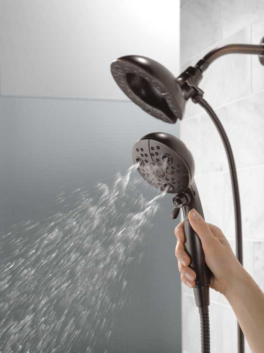 Delta Universal Showering Components:58480 H2OKinetic In2ition 5-Setting Two-in-One Shower