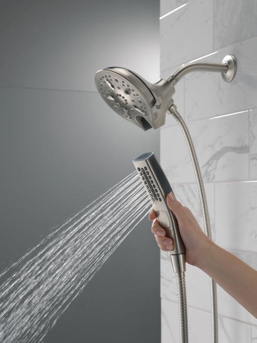 Delta Universal Showering Components 58620 In2ition H2OKINETIC 5-Setting Two-in-One Shower