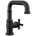 Delta Broderick 587SH Single Handle Bathroom Faucet, matte black