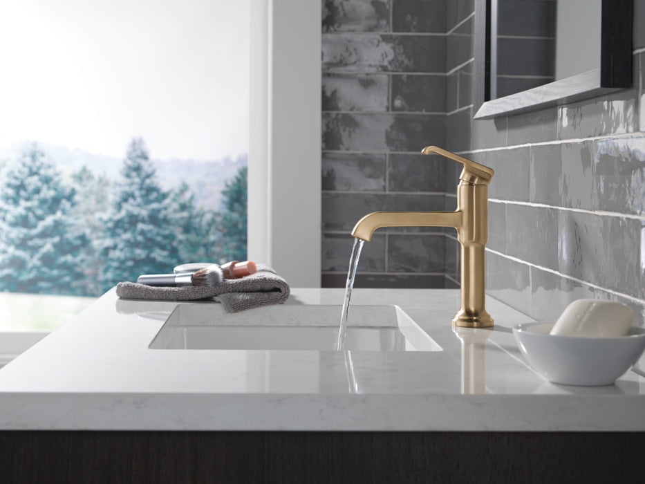 Delta Tetra: Single Handle Bathroom Faucet