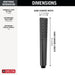 Delta Universal Showering Components 59808 Premium Single-Setting Hand Shower, Matte Black