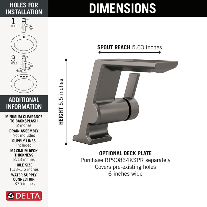 Delta Pivotal: Single Handle Bathroom Faucet