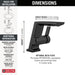 Delta 599-LPU-DST Pivotal Single Handle Lavatory Faucet