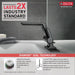 Delta Pivotal 599 Single Handle Bathroom Faucet, matte black - view 5
