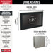 Delta Universal Showering Components 5CH Square Digital Steam Package